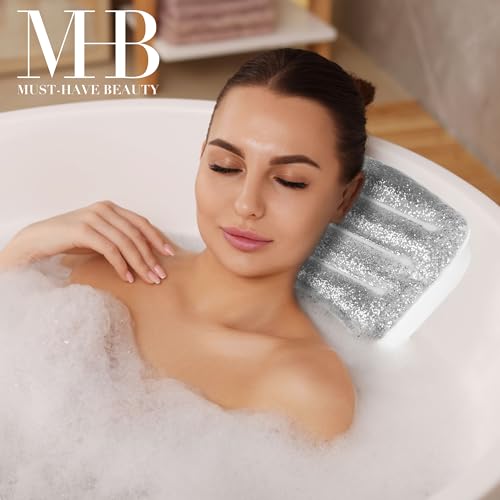 Glitter Gel Cooling Spa Pillow -Bathtub & Hot Tub Relaxation Cushion