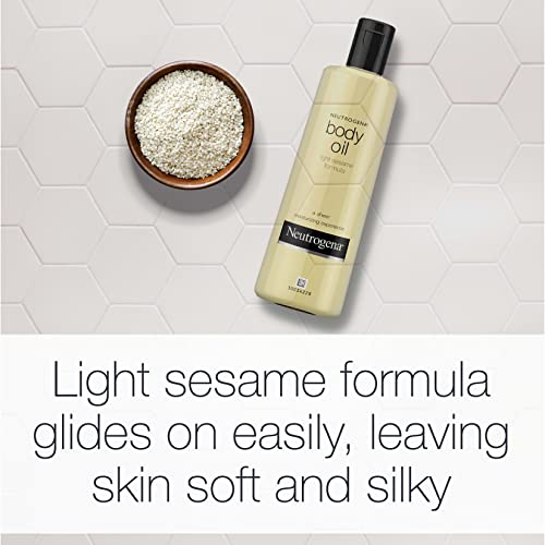 Neutrogena Body Oil Light Sesame Formula, Twin Pack, 16 fl oz