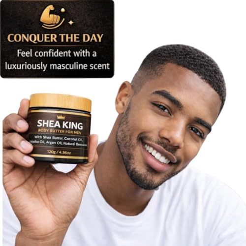 Body Butter for Men, Cologne Scented with Shea & Cocoa butter, for dry skin