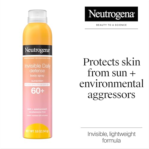 Neutrogena Invisible Daily Defense Sunscreen Spray SPF 60+, 5.0 oz