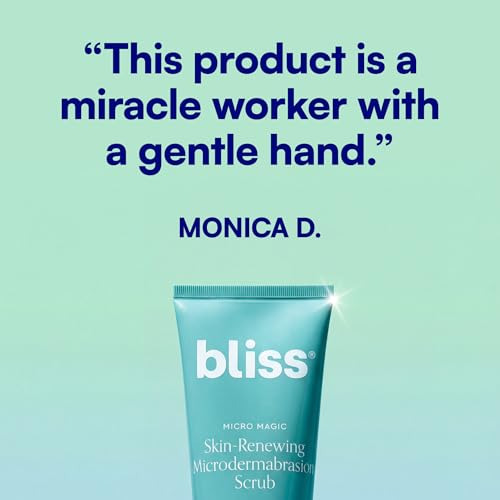 Bliss Micro Magic Microdermabrasion Face Scrub - 3.4 Fl Oz - Gentle Formula