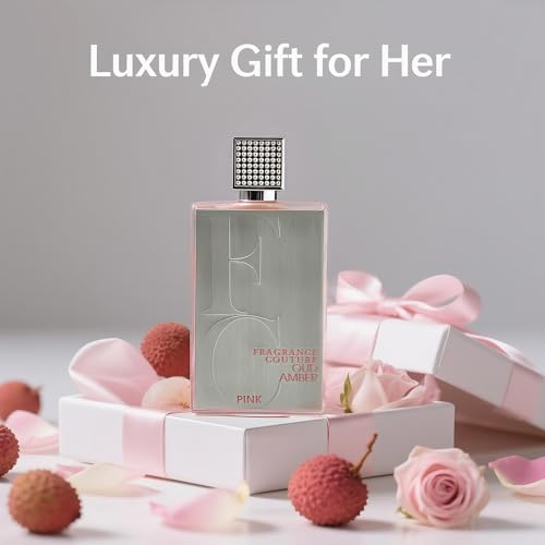 AFLUXE Men/Women Cologne Oud Amber Pink Unisex Perfume 100ml Eau de Parfum - Bold Spicy Amber,Green &Sweet Scent for Women & Men Daily Use