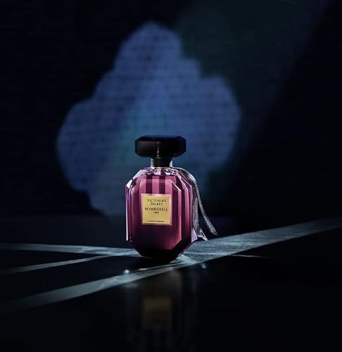 Victoria's Secret Bombshell Oud Eau de Parfum, Notes of Spice, Pink Saffron & Peony, Perfumes for Women (3.4 oz)