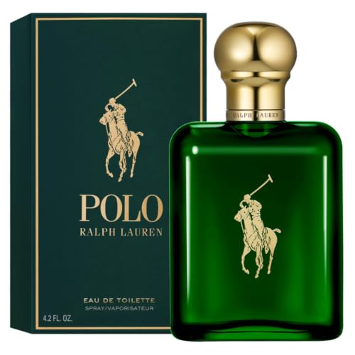 Ralph Lauren Polo Eau de Toilette Woody Spicy Cologne for Men - 4.2 Fl Oz