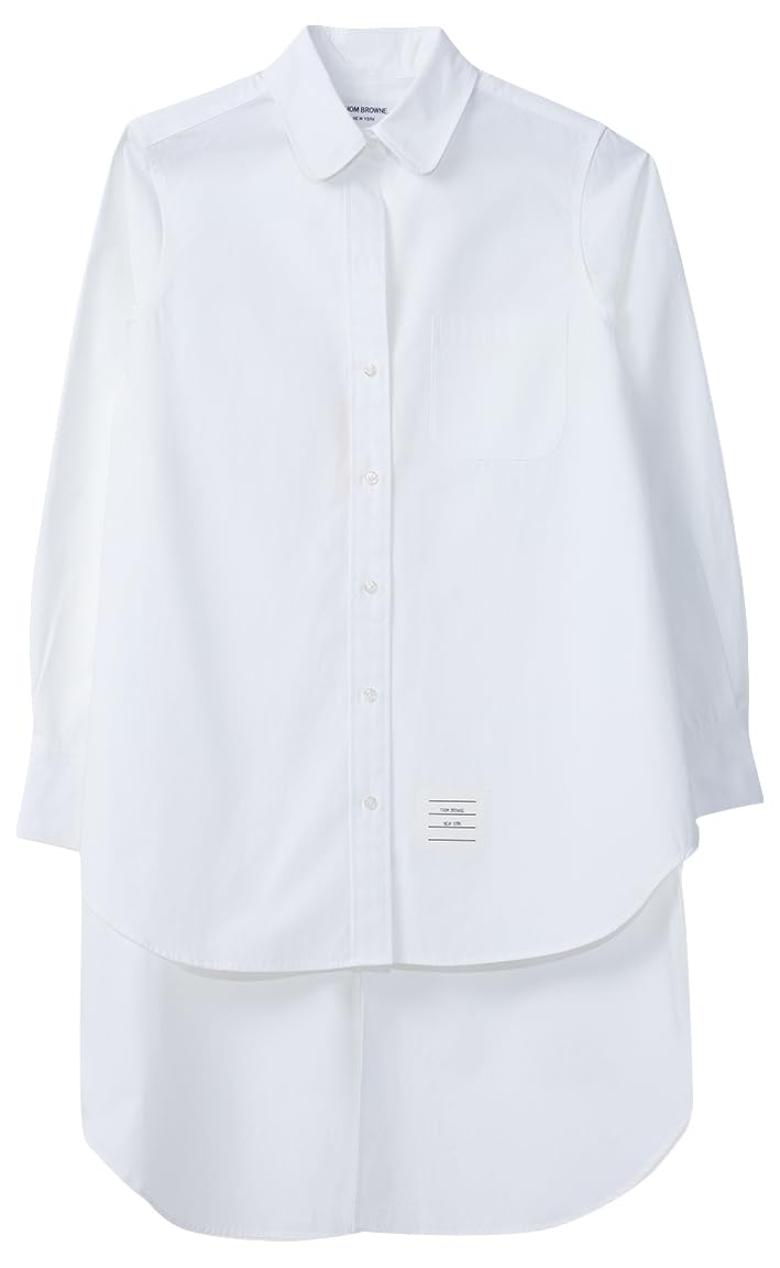 Thom Browne, Pre-loved Women's Open Back Twisted Shirt, Small, White