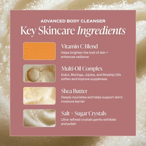Saltair Vitamin C Oil-Infused Body Scrub | Coral Coast, 18.5 oz