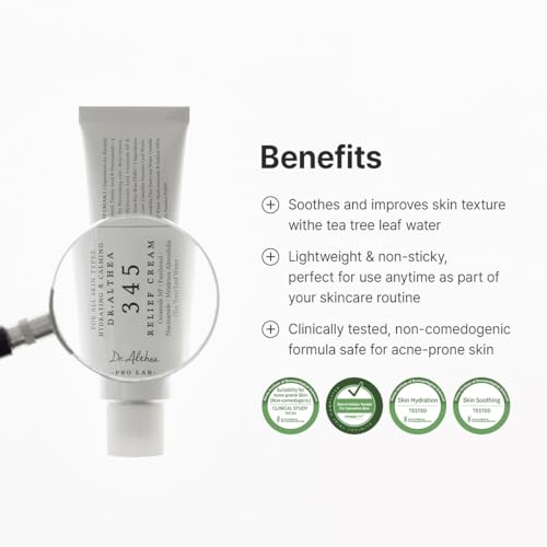 Dr.Althea 345 Relief Cream, Korean Skincare, 0.50 Fl Oz (Ver.2 - Pack of 1)