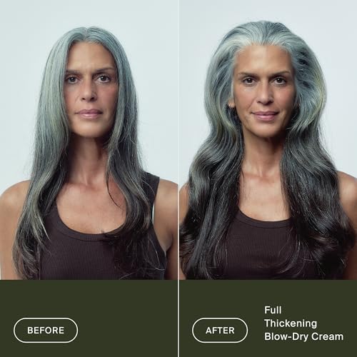 Living Proof Full Thickening Blow-Dry Cream – All-Day Fullness, Shine, Lightweight Conditioning, Heat Protection for Fine or Flat Hair, 4 oz