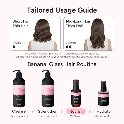 BANANAL 2-in-1 Hair Perfume Oil & Serum, Baby Powdery Musk, 3.38 fl oz