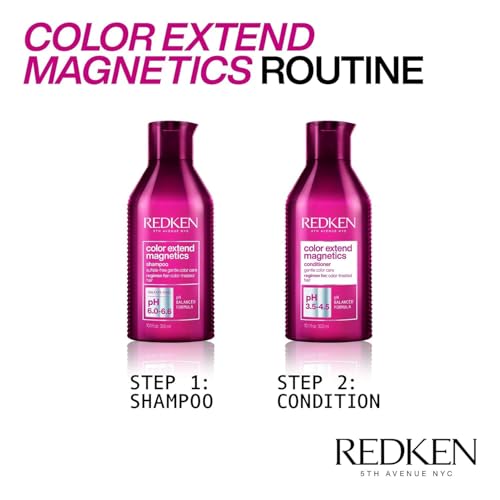 Redken Color Extend Magnetics Shampoo – For Color-Treated, 10.1 Fl Oz