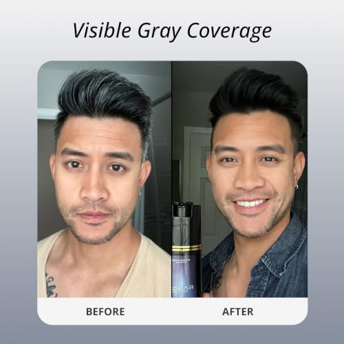 Polar Hair Dye Shampoo | Jet Black Hair Dye Color Shampoo for Gray Hair