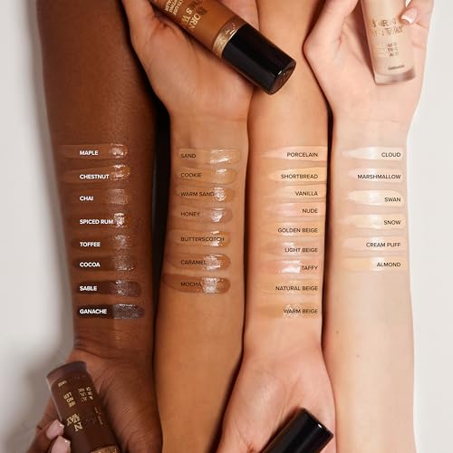 Too Faced Born This Way Super Coverage Multi-Use Concealer | Full-Coverage Hydrating Concealer for Dark Circles & Blemishes with Natural Finish|Hyaluronic Acid & Coconut Water, Light Beige, 0.45 Fl Oz
