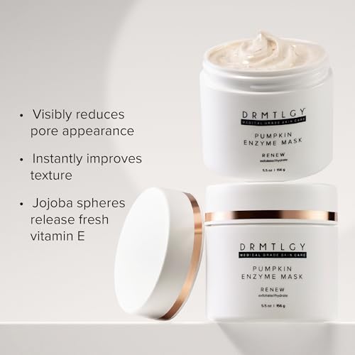 DRMTLGY Pumpkin Enzyme Face Mask | Gentle Exfoliating Face Mask