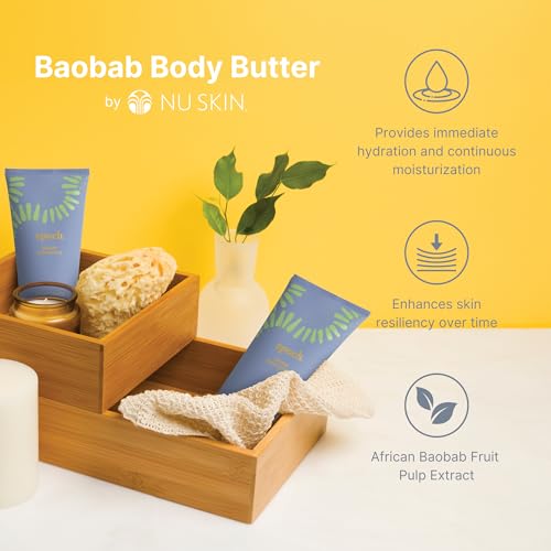 Nu Skin Epoch Baobab Body Butter with Shea Butter | 4.4 Oz | 1 Pack