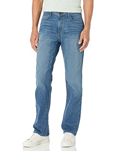 Tommy Hilfiger mens Thd Relaxed Fit Jeans, Medium Wash, 36W x 32L US