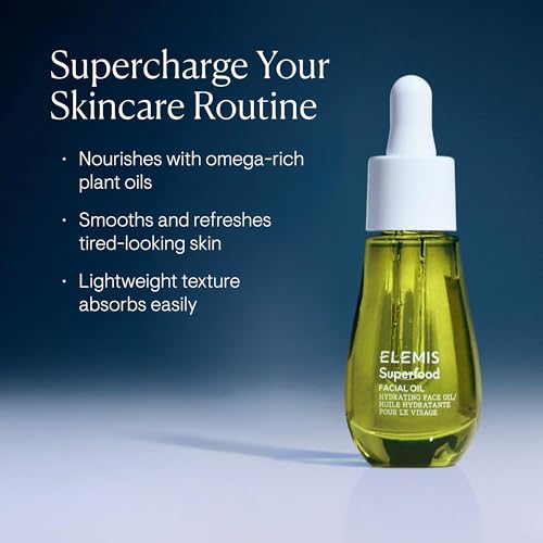 ELEMIS Superfood Facial Oil, Nourishing Antioxidant Serum, 15ml Travel size