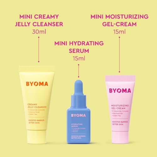BYOMA So Hydrated Set – Jelly Cleanser, Hydrating Serum, Gel Cream