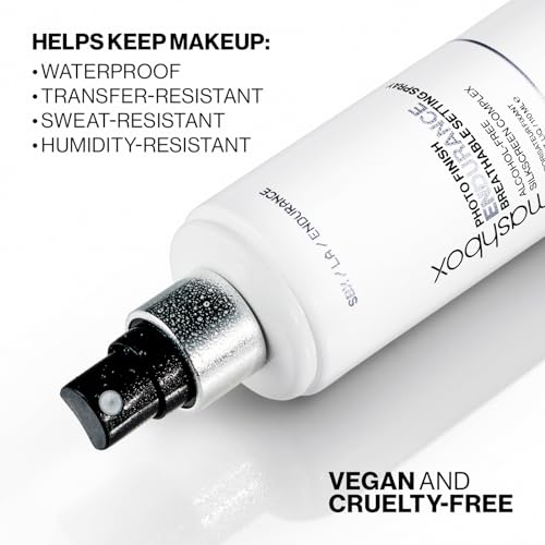 Smashbox Photo Finish Endurance Breathable Setting Spray | Lightweight, Long-Lasting, Hydrating Setting Spray | Locks in Makeup + Breathable Barrier That Strengthens Skin, 1 Fl Oz, Travel Size