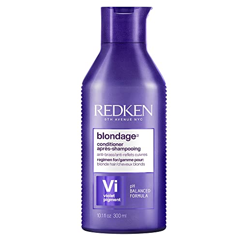 Redken Blondage Purple Conditioner – For Blonde Hair, 10.1 Fl Oz