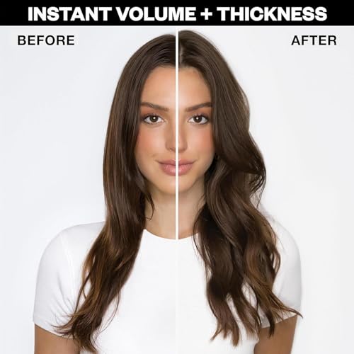 IGK Big Time Volume & Thickening Mousse for Fine, Flat & Curly Hair, 6.2 Oz