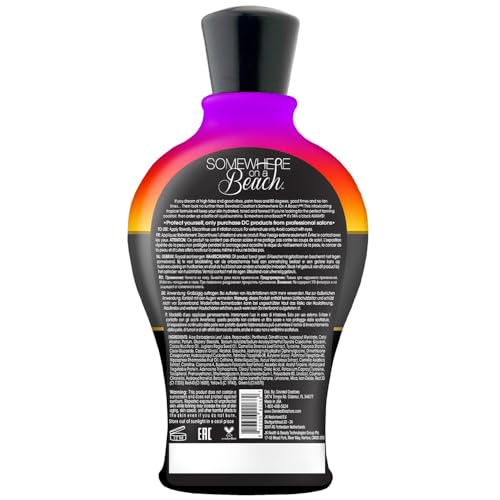 Somewhere on a Beach, Indoor Outdoor, Instant Dark Tanning Lotion 12.25 Ounce