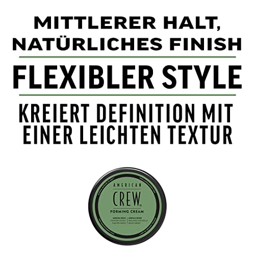 American Crew Men's Hair Forming Cream (OLD VERSION), Like Hair Gel with Medium Hold & Medium Shine, 3 Oz (Pack of 1)