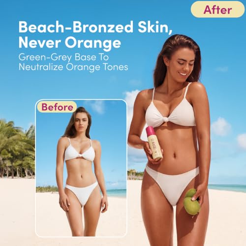 Coco & Eve Sunny Honey Self Tanner Foam - (Medium) Fast Drying, Streak-Free Sunless Tanning Mousse, Tropically Scented Lightweight Natural Looking Tan, Non-Sticky, Vegan, Cruelty Free | 6.7 Fl Oz