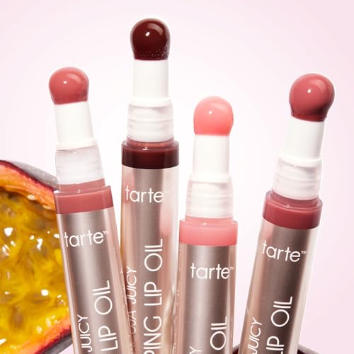 tarte maracuja juicy plumping lip oil - Hydrating & Volumizing Lip Plumper Gloss Balm with Nourishing Hyaluronic Acid, Plumps & Moisturizes, Vegan & Cruelty-Free, full size, mixed berries