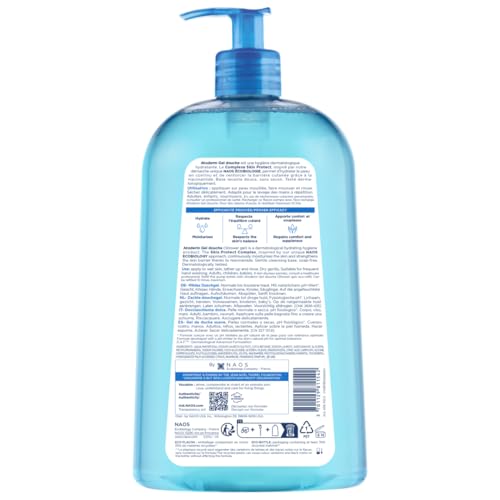 Bioderma - Atoderm Hydrating Shower Gel Body Wash - Moisturizing Face and Body Cleanser for Normal to Dehydrated Sensitive Skin