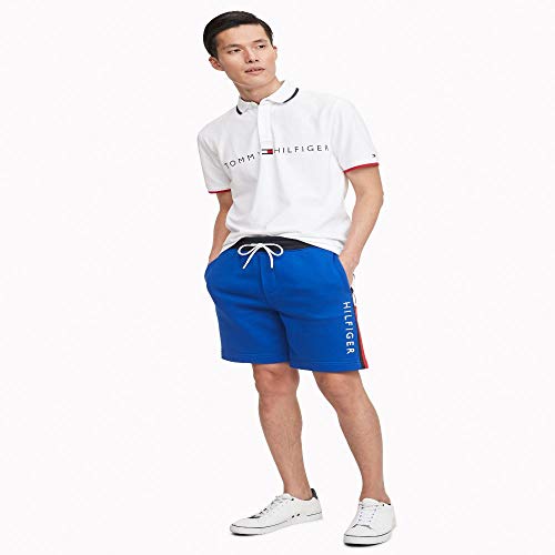 Tommy Hilfiger Mens Fleece Sweat Casual Shorts, Deep Blue, Medium US