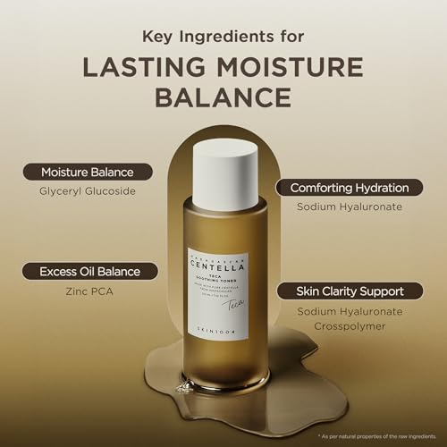 SKIN1004 Madagascar Centella TECA Soothing Toner, 50X Centella Toner for Soothing & Moisturizing, Centella Essence with TECA & PDRN, LHA for Gentle Exfoliation, Korean Skin Care, 7.10 fl.oz / 210ml