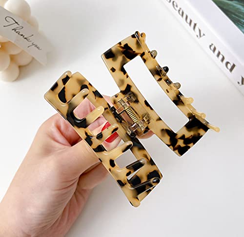 4Pcs Hair Claw Clips, Acetate Hair Banana Barrettes, French Butterfly Jaw