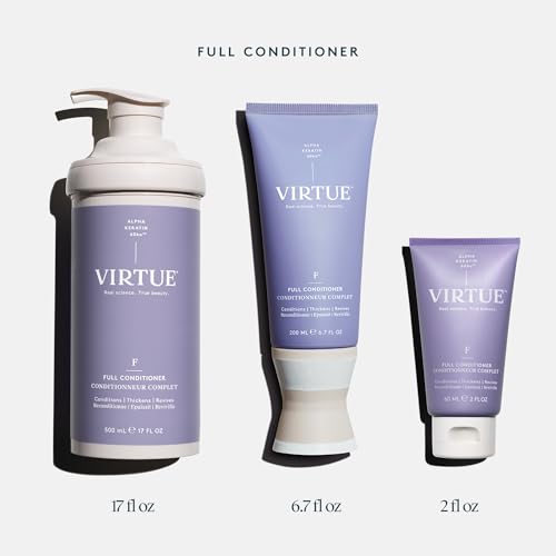 VIRTUE Full Conditioner, Volumizing, for Fine Hair, Sulfate-free, 6.7 Fl Oz