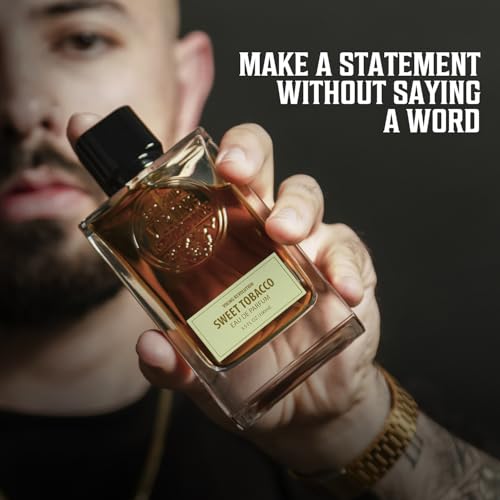 Viking Revolution Sweet Tobacco Cologne for Men - Eau de Parfum - With notes of Tonka Bean, Clementine, Cinnamon, Vanilla, Tobacco, Musk, Ambergris, Leather, Agastache - Gifts for Men 3.5 Fl Oz