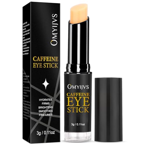 Caffeine Eye Stick With Retinol, Hyaluronic Acid for Dark Circle, Wrinkles, Under Eye Cream Anti Aging for Puffiness and Bags Reduces Fine Lines