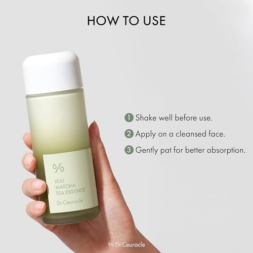 Dr.Ceuracle Jeju Matcha Tea Essence, Calming Milky Toner 5.07 fl. oz.