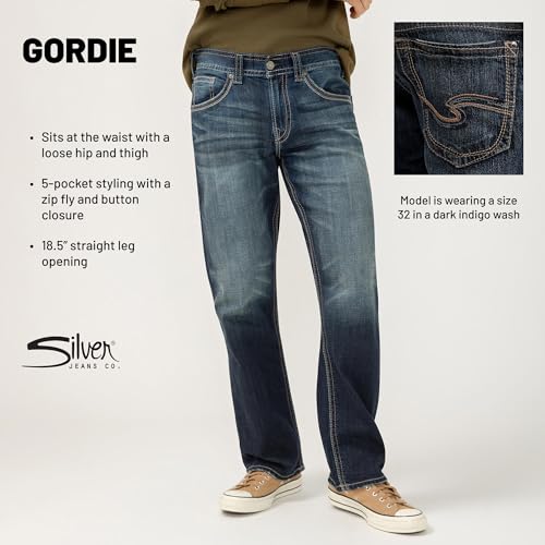 Silver Jeans Co. Gordie Relaxed Fit Straight Leg Jeans