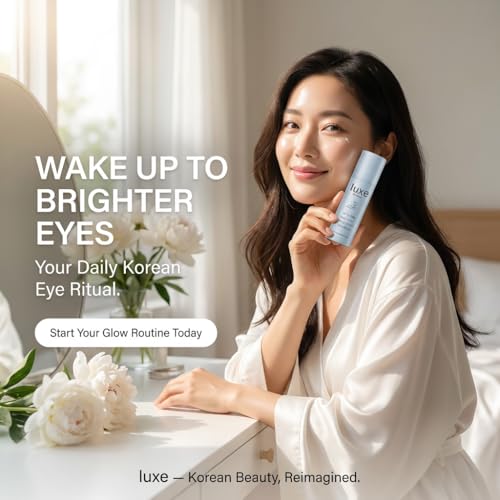 Iuxe Chroma Official Iuxe Eye Balm, Eye Balm Stick, 3-in-1 Hydrating & Smoothing Eye Cream with Collagen, Lightweight Formula for Daily Eye Care, Portable Design