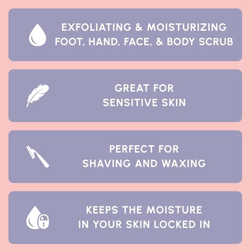 Brooklyn Botany Arabica Coffee Body Scrub - Moisturizing and Exfoliating for Body, Face, Hand, Foot - Fights Stretch Marks, Fine Lines, Wrinkles - Great Gifts for Women & Men - 10 oz