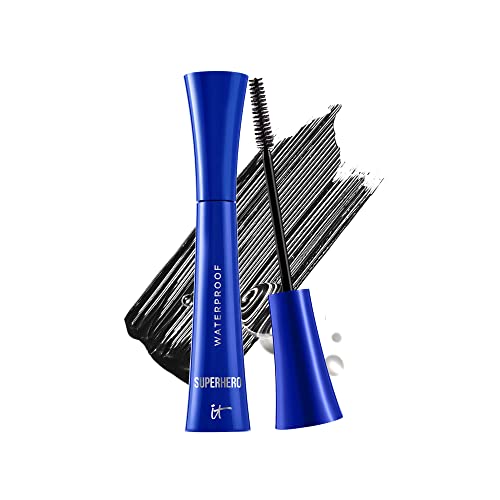 IT Cosmetics Superhero Volumizing Waterproof Black Mascara with Biotin
