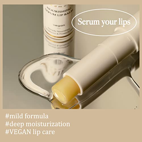 d'alba Piedmont Italian White Truffle Nourishing Serum Lip Balm, Vegan Skincare, Hydrating Lip Care with White Truffles for All Skin Types, Glowy Finish, Safe for Sensitive Skin