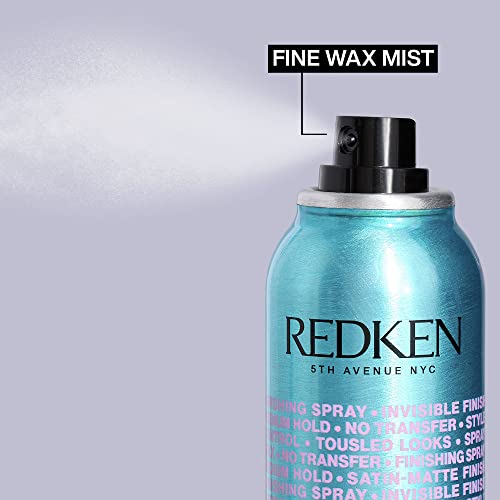 Redken Spray Wax Invisible Texture Mist – For All Hair Types, 5.5 Oz