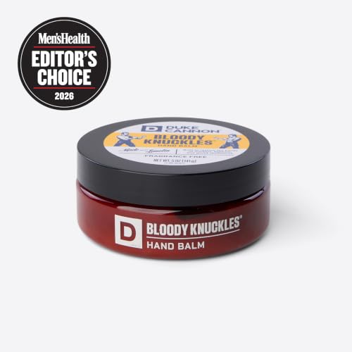 Duke Cannon Bloody Knuckles Hand Repair Balm - Unscented Moisturizer for Hardworking Hands, Repair and Revitalize Dry, Cracked Skin (5 oz. - 1 Pack)