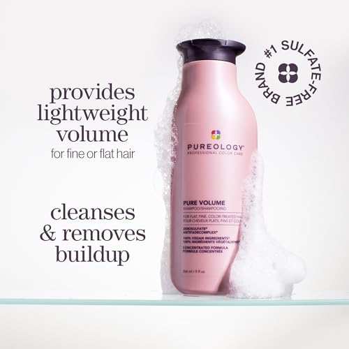 Pureology Pure Volume Shampoo – For Fine Hair, 9 fl oz