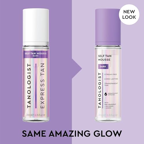 Tanologist Self Tanner Mousse, Dark Self Tan Mousse, 6.76 Fl Oz