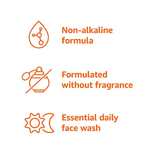 Amazon Basics Daily Facial Cleanser, Face Wash, Fragrance Free, For Gentle Skin, Unscented, 16 fl oz
