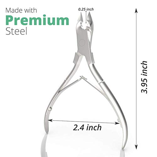 Professional Cuticle Trimmer & Nippers, Stainless Steel Nail Care Tool