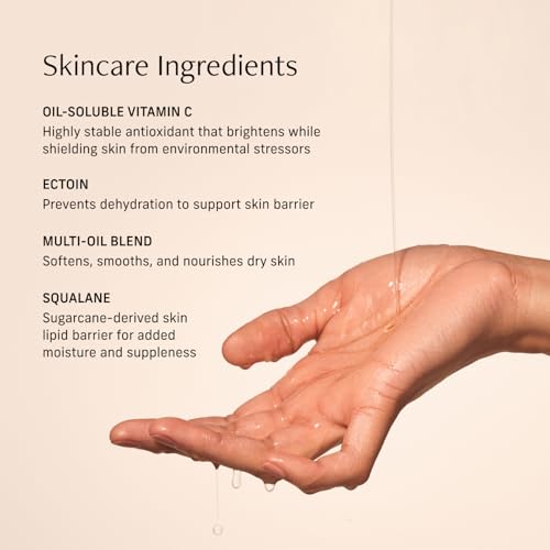 CYKLAR Vitamin C Body Oil for Women and Men. Moisturizing Vanilla Verve Scented Body Serum for Glowing Skin. Nourishing, Hydrating After-Shower and Bath Skin Care Moisturizer, 4.2 Fl Oz