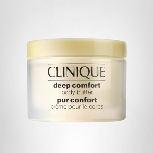 Clinique Deep Comfort Body Butter With Hyaluronic Acid, Shea Butter + Glycerin | Safe for Eczema-Prone Skin, 6.7 Fl Oz