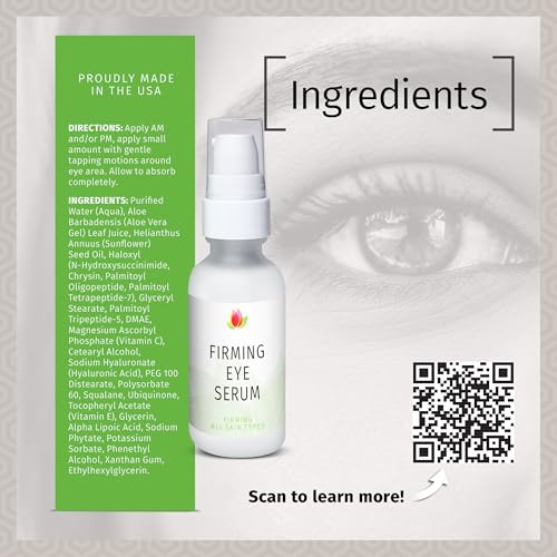 Firming Eye Serum with Alpha Lipoic Acid & Vitamin C Ester, 1 oz